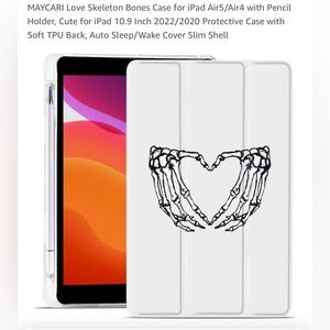 Love Skeleton Case for iPad Air5/Air4 with pencil
Holder